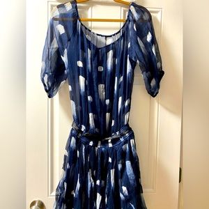 Poupette St Barth mini silk dress L